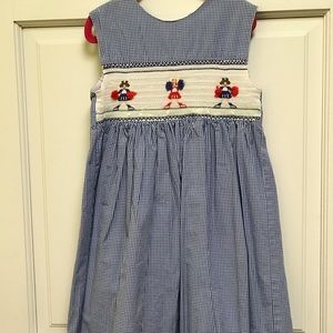Orient Expressed smocked cheerleader dress